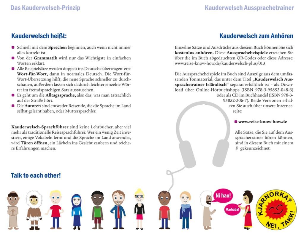 Beispielinhalt (Bild) Reise Know-How Sprachführer Isländisch - Wort für Wort plus Wörterbuch