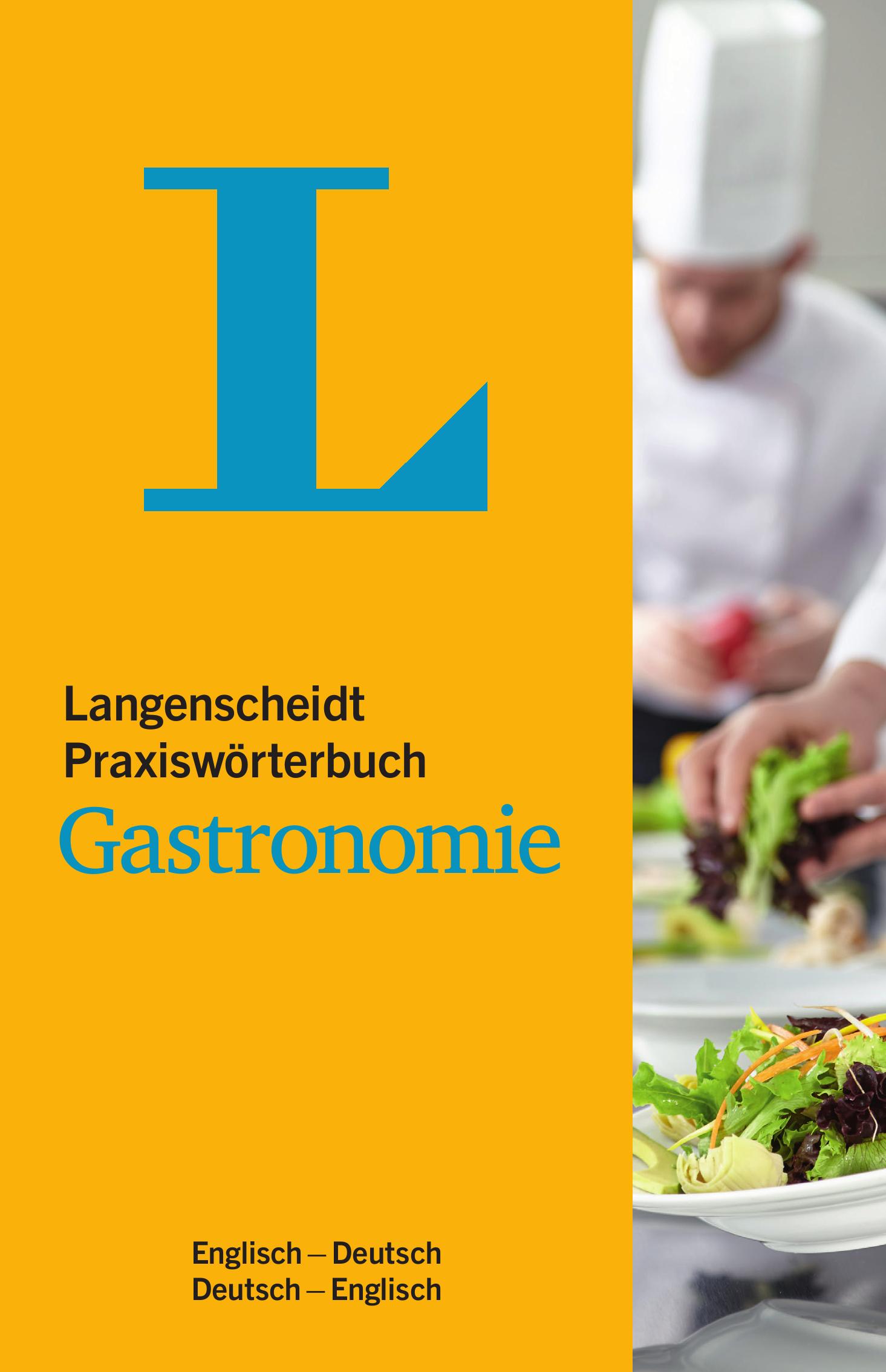 Vorderes Coverbild Langenscheidt Praxiswörterbuch Gastronomie Englisch