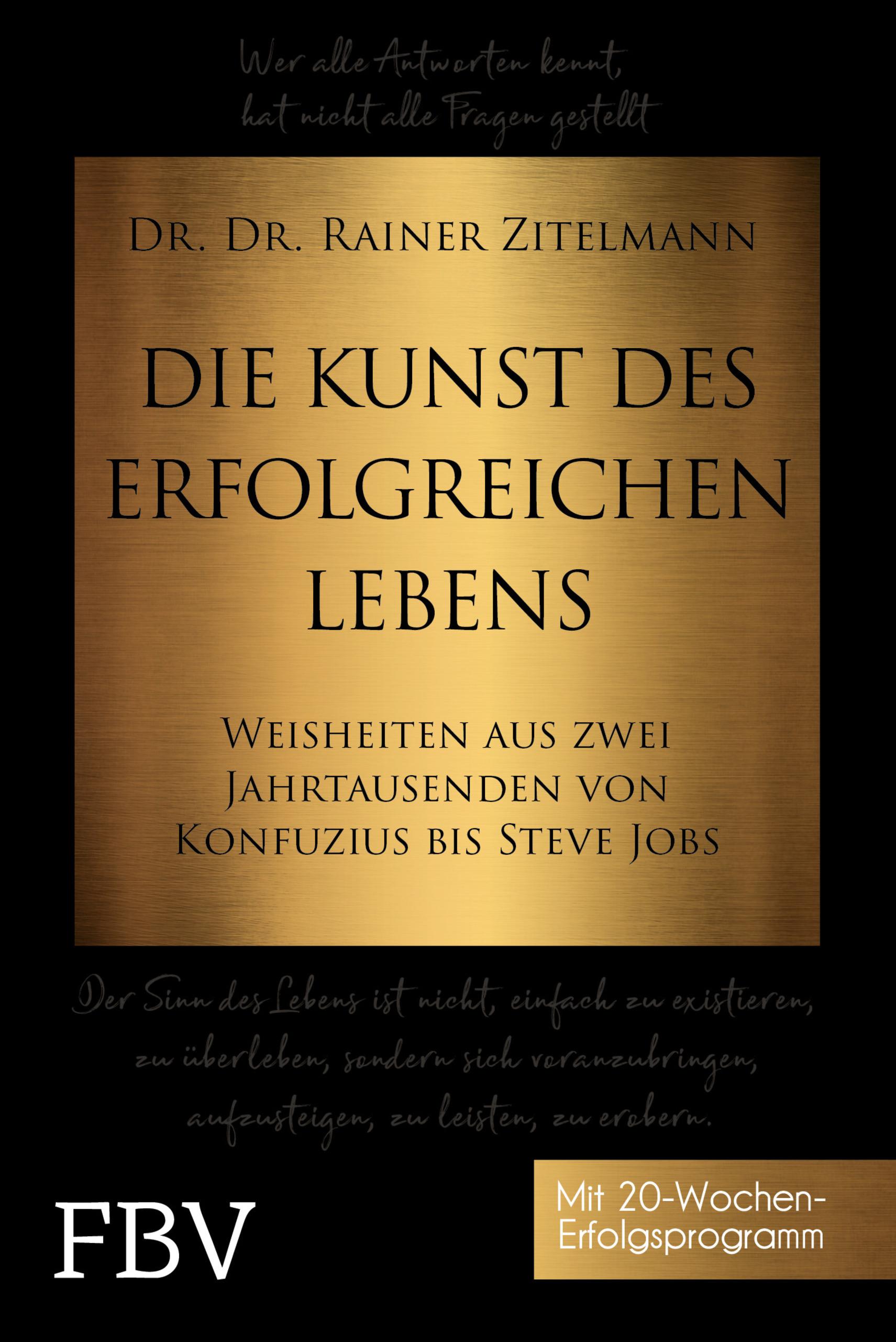 Vorderes Coverbild Die Kunst des erfolgreichen Lebens