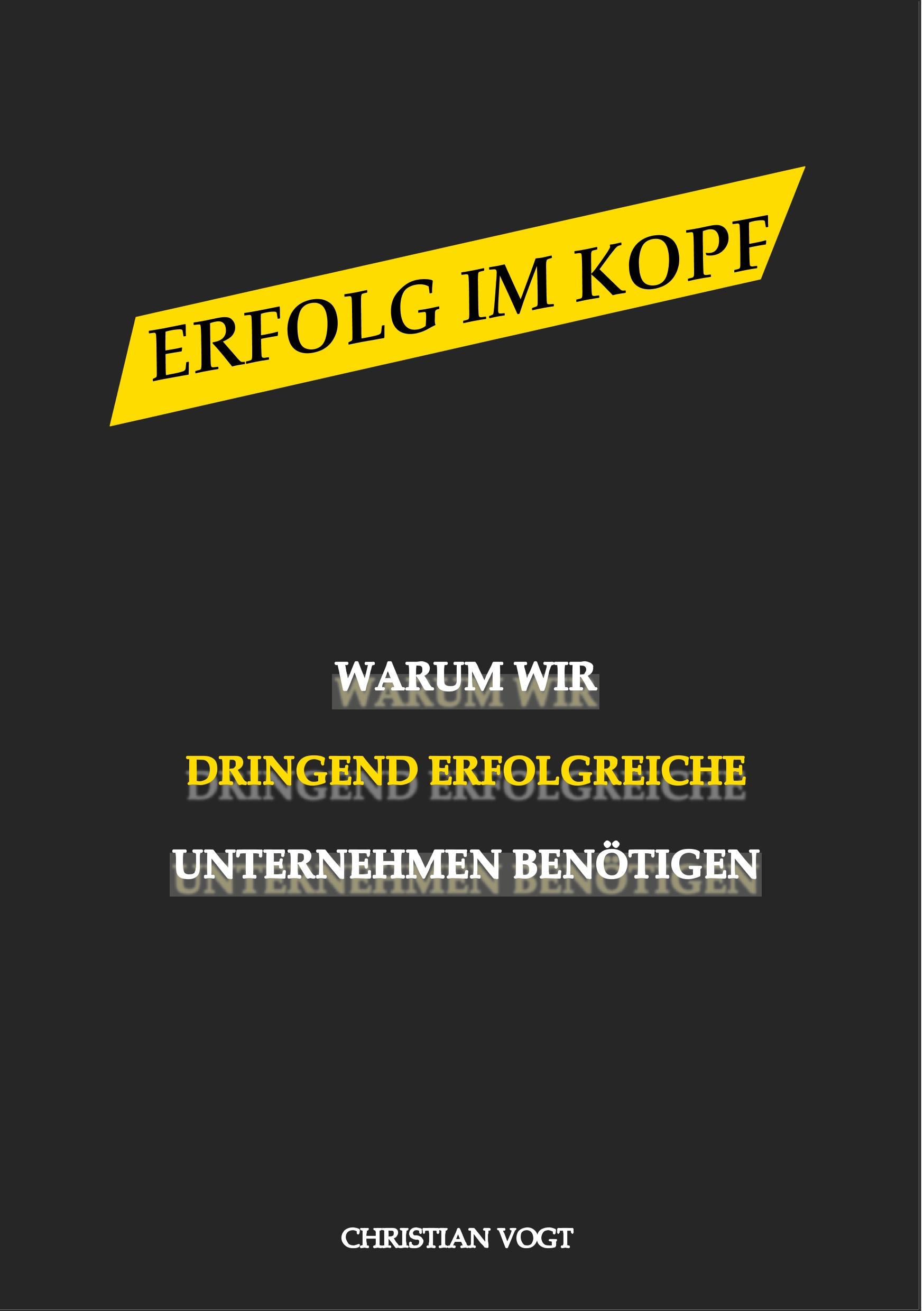 Vorderes Coverbild Erfolg im Kopf