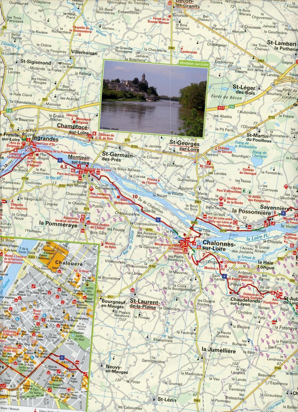 Beispielinhalt (Bild) EuroVelo 6 (Atlantic - Basel) 1:100 000