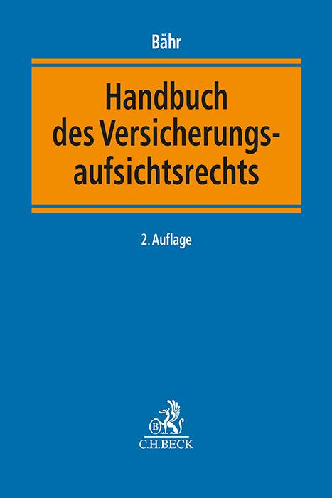 Vorderes Coverbild Handbuch des Versicherungsaufsichtsrechts