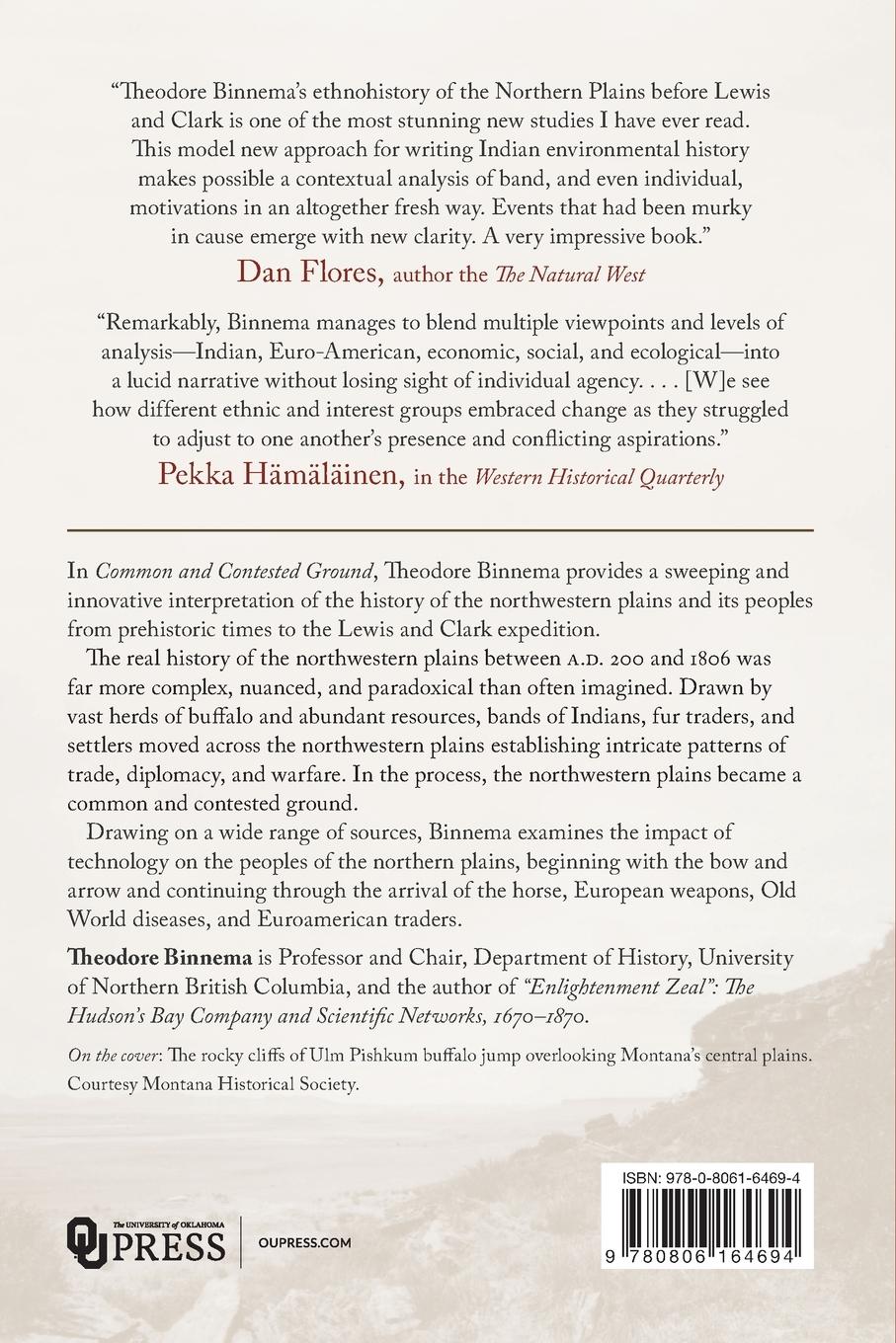 Rückseitencover Common and Contested Ground