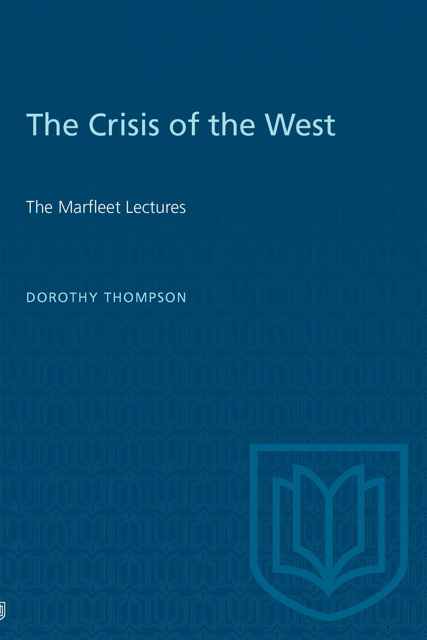 Vorderes Coverbild The Crisis of the West
