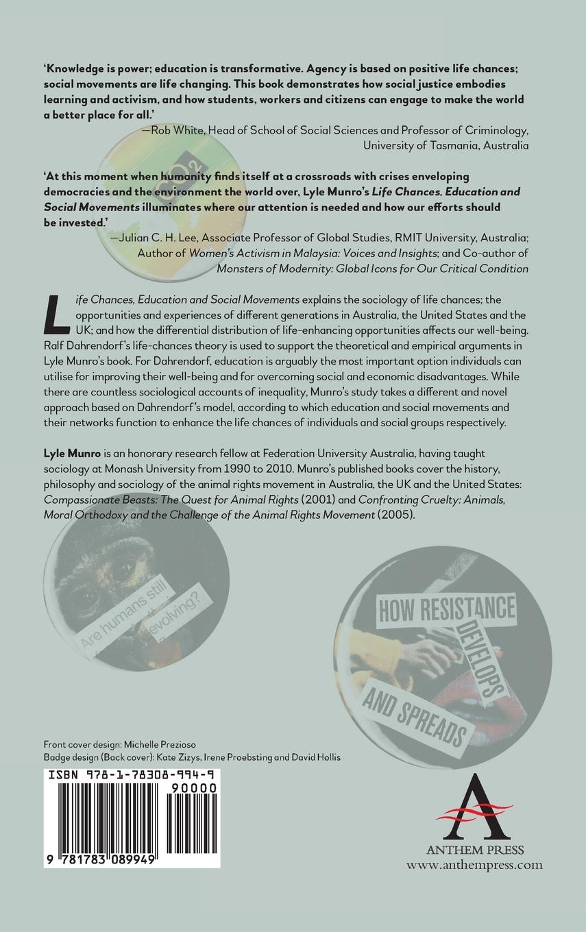 Rückseitencover Life Chances, Education and Social Movements