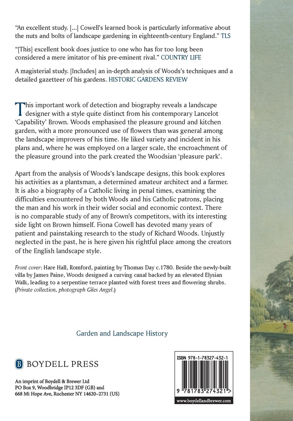 Rückseitencover Richard Woods (1715-1793)