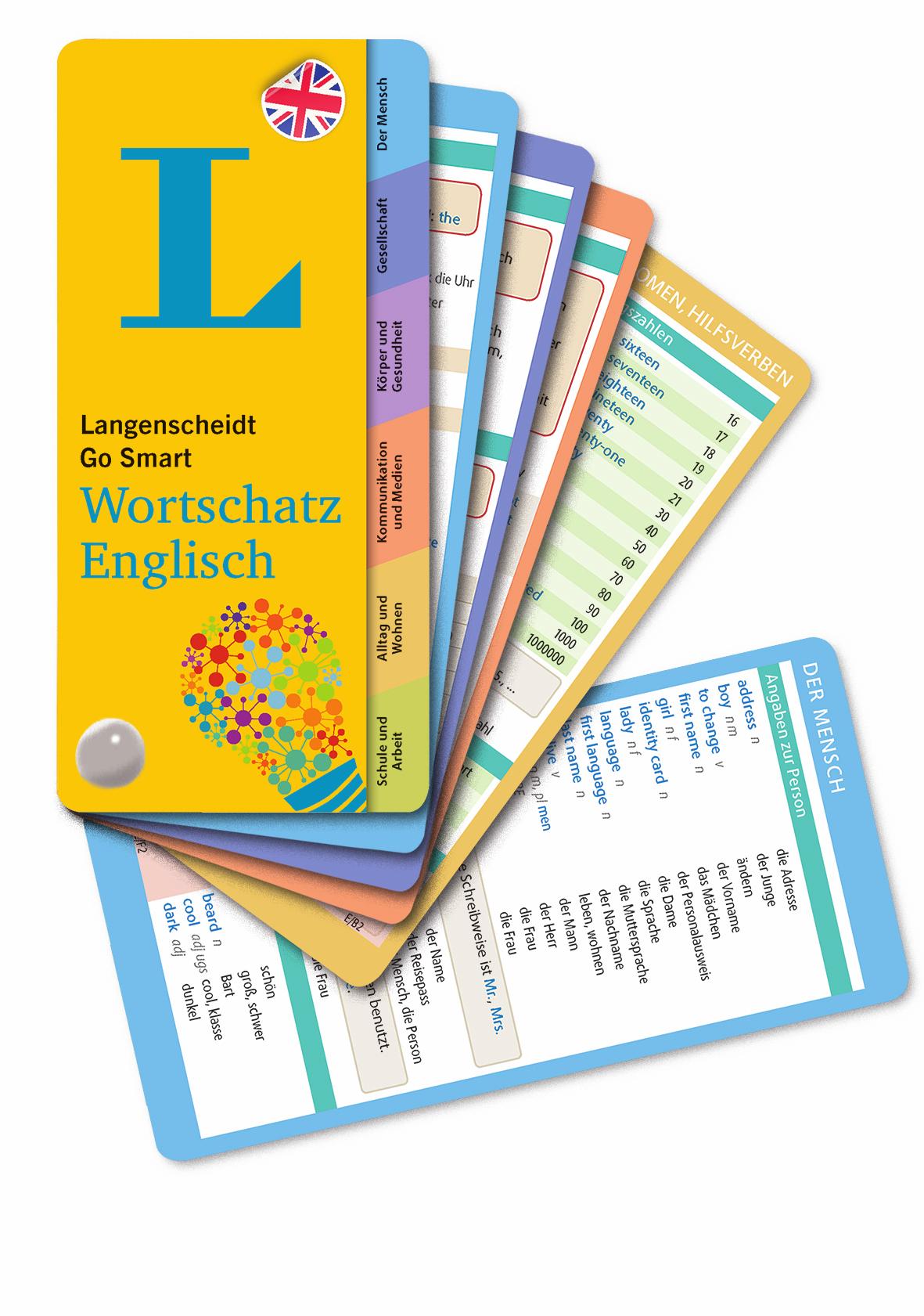Vorderes Coverbild Langenscheidt Go Smart Wortschatz Englisch - Fächer