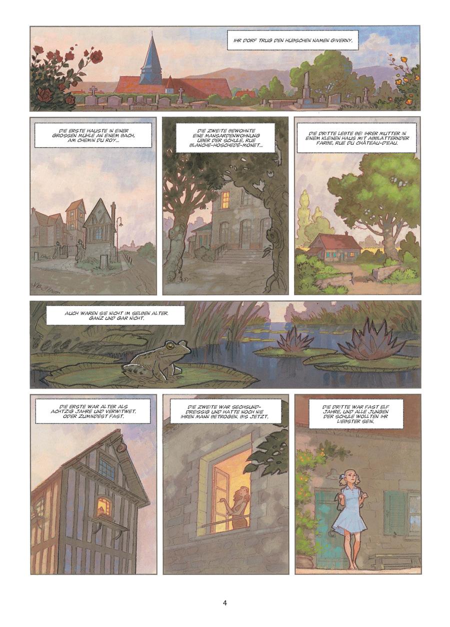 Beispielinhalt (Bild) Schwarze Seerosen