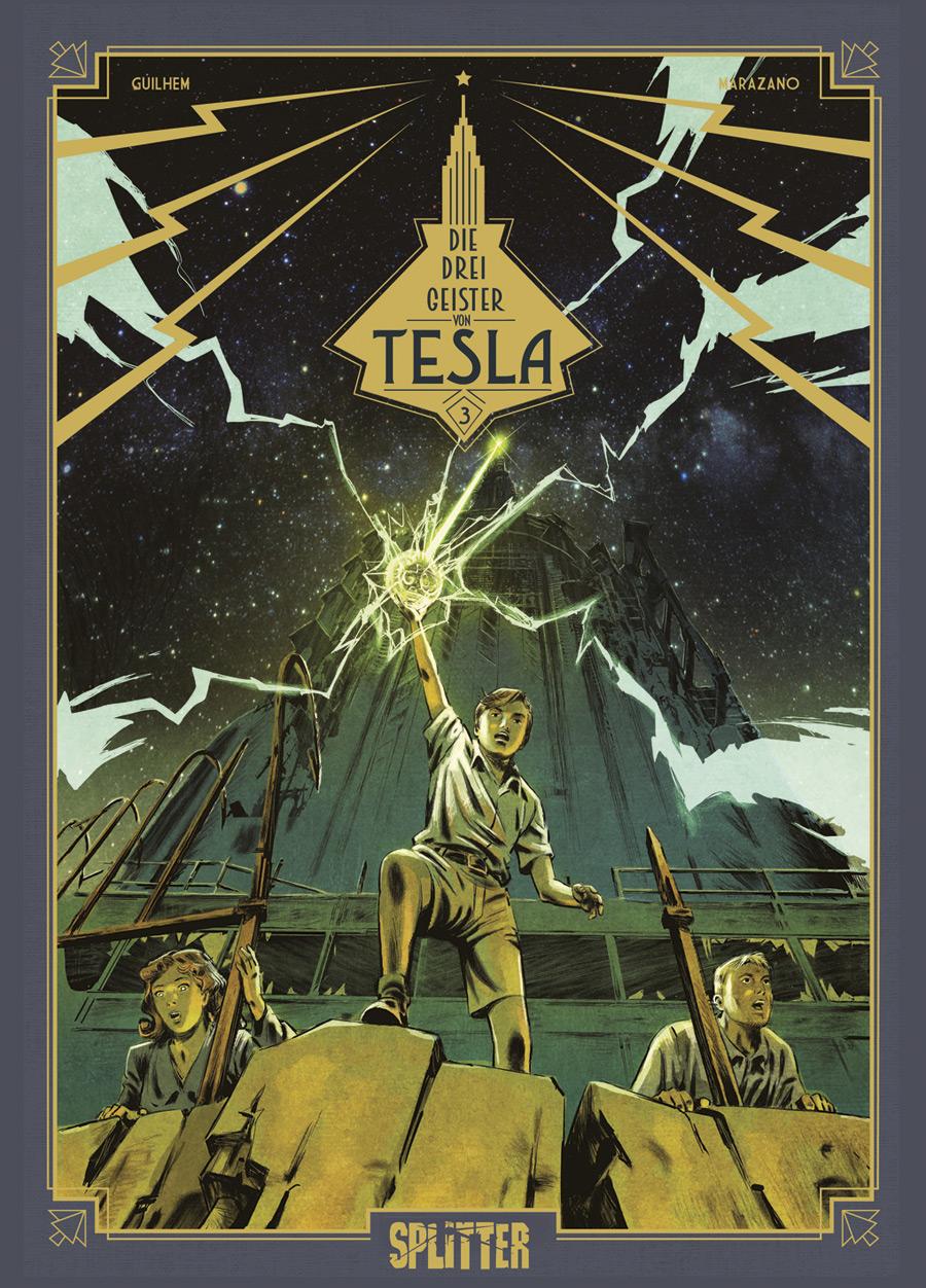 Vorderes Coverbild Die drei Geister von Tesla. Band 3