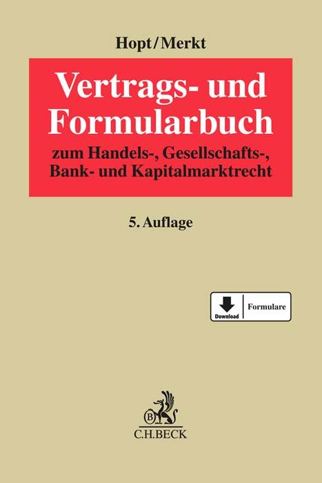Vorderes Coverbild Vertrags- und Formularbuch