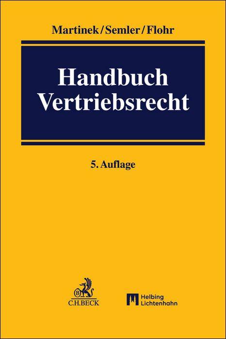 Vorderes Coverbild Handbuch Vertriebsrecht