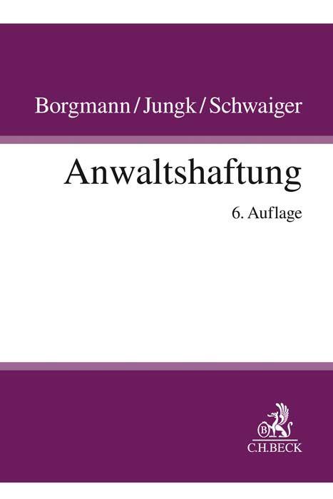 Vorderes Coverbild Anwaltshaftung