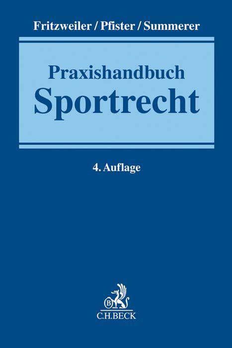 Vorderes Coverbild Praxishandbuch Sportrecht