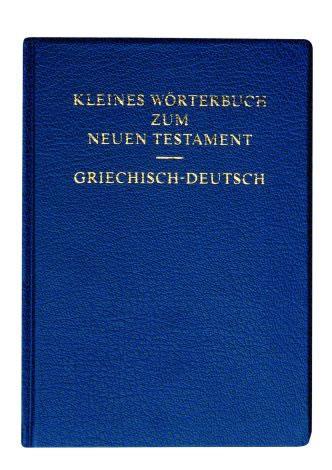 Vorderes Coverbild Kleines Wörterbuch zum Neuen Testament -  griechisch - deutsch