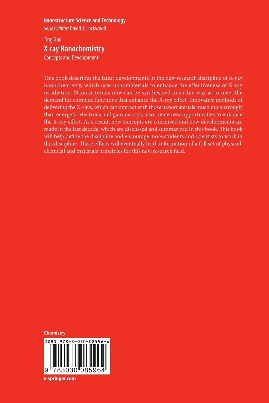 Rückseitencover X-ray Nanochemistry