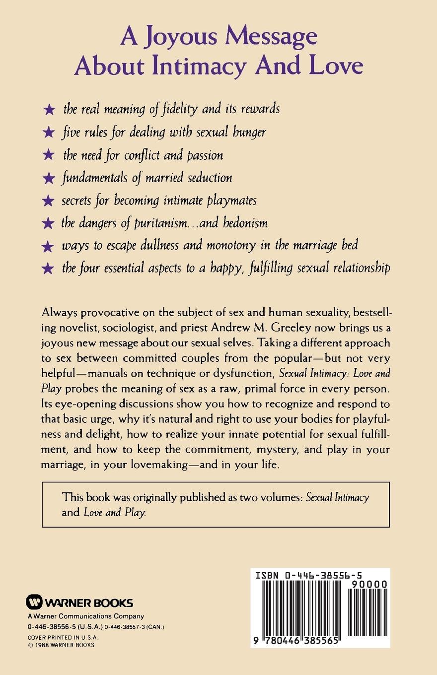 Rückseitencover Sexual Intimacy