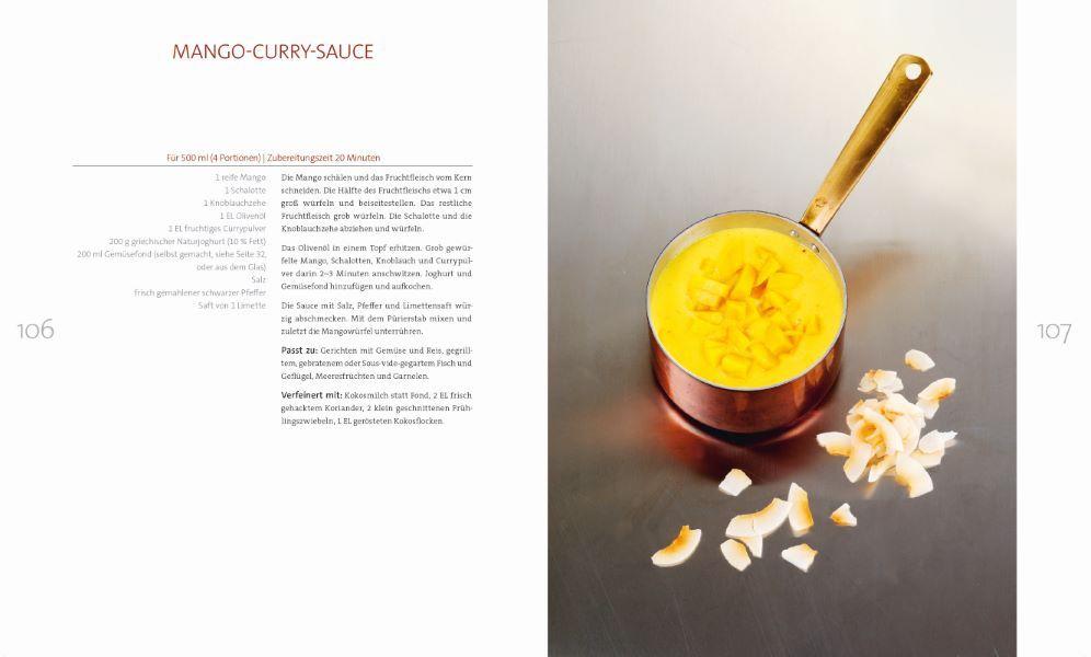 Beispielinhalt (Bild) Saucen. Die Kochschule