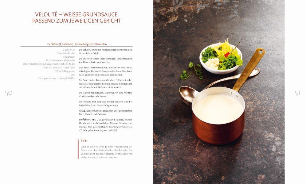 Beispielinhalt (Bild) Saucen. Die Kochschule