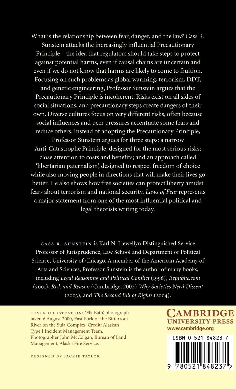 Rückseitencover Laws of Fear