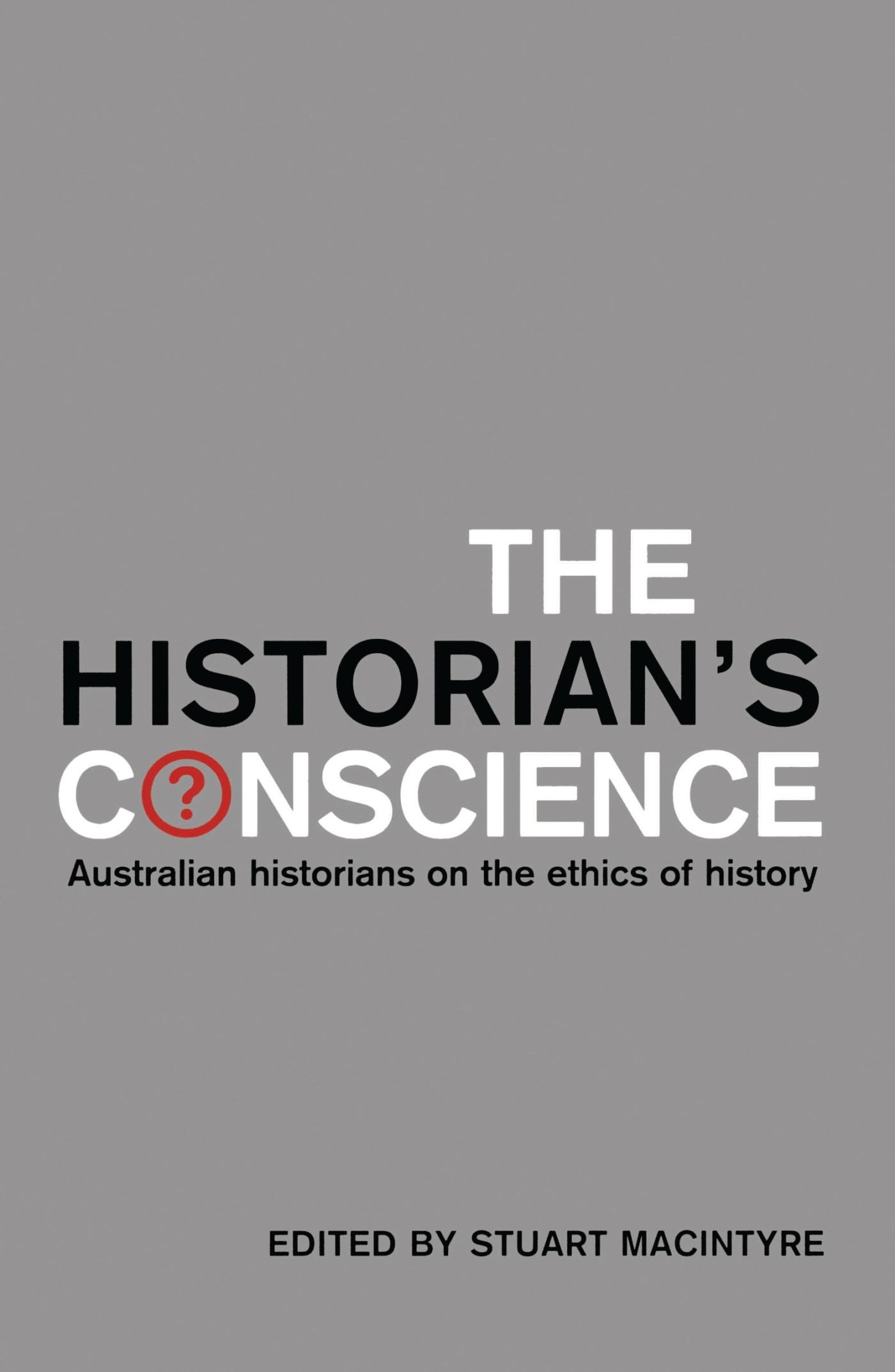 Vorderes Coverbild The Historian's Conscience