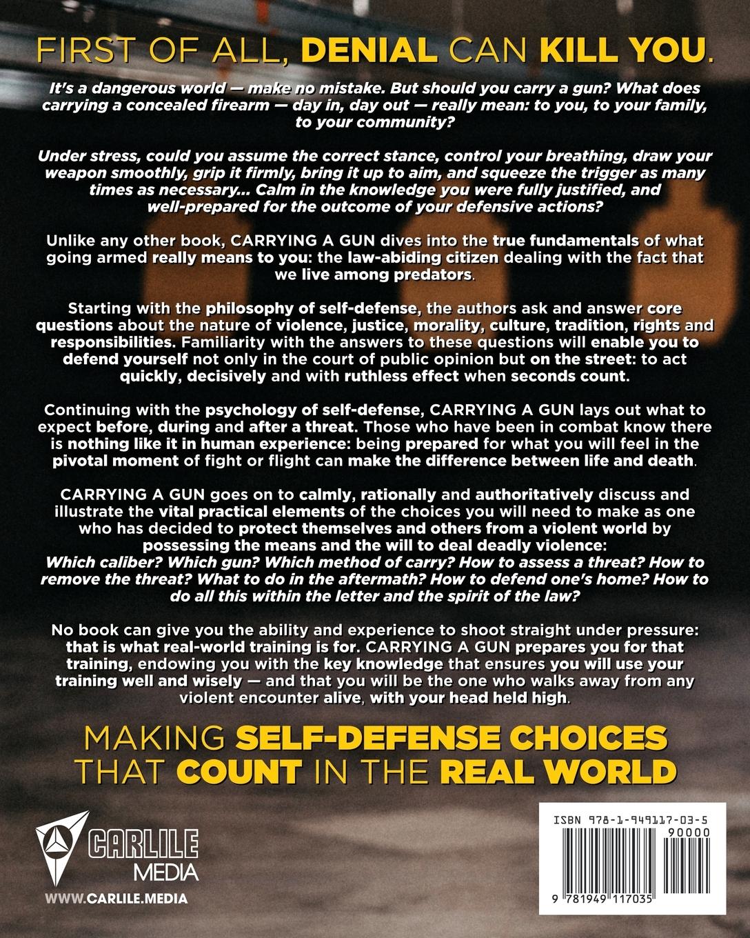 Rückseitencover Carrying a Gun