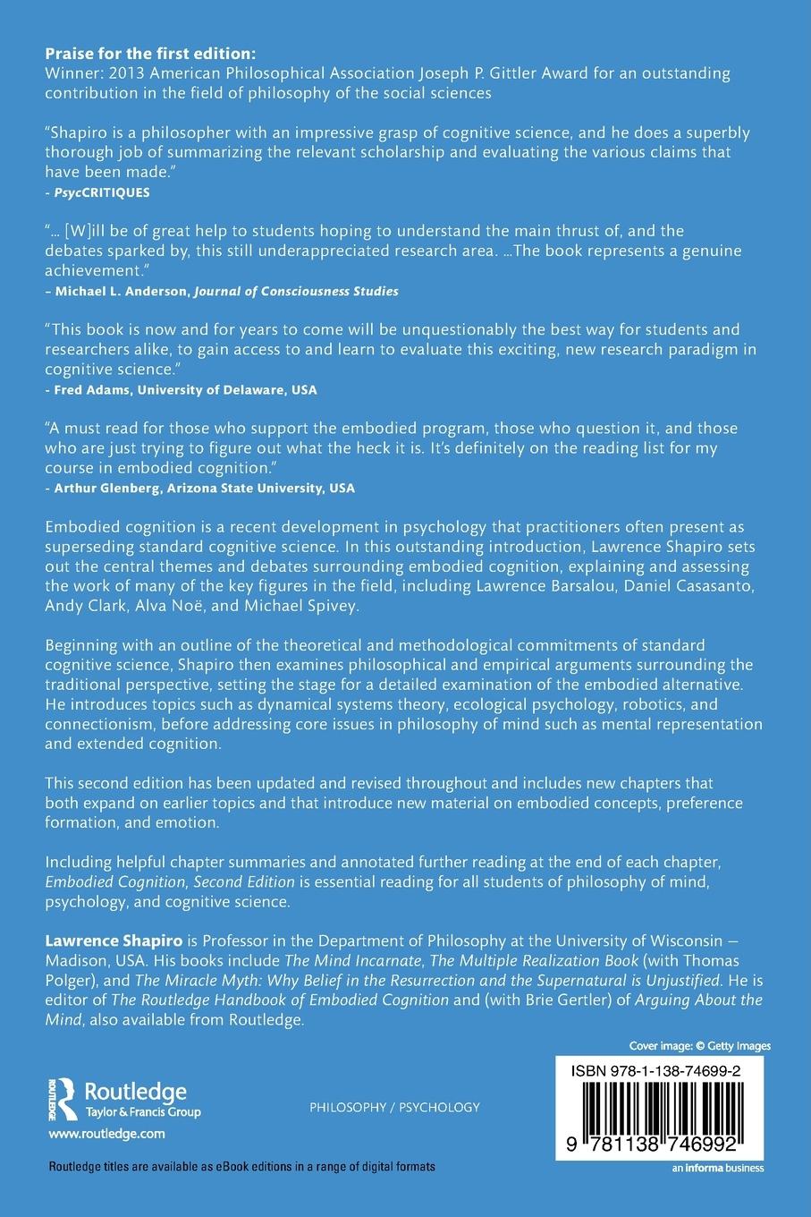 Rückseitencover Embodied Cognition