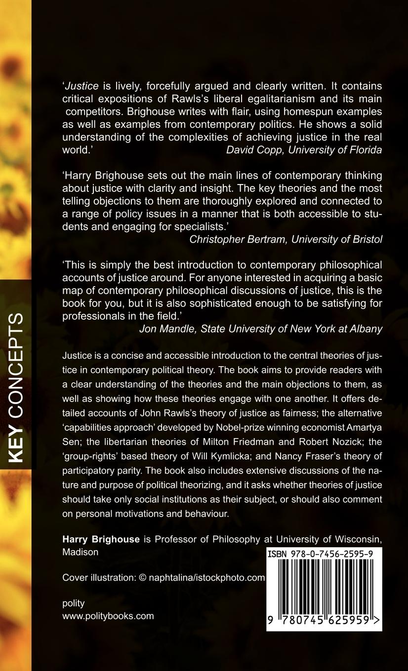 Rückseitencover Justice