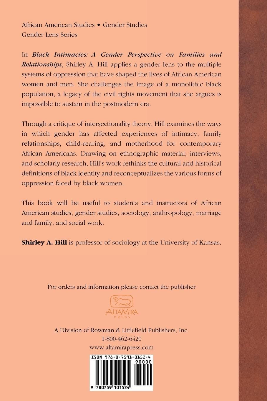 Rückseitencover Black Intimacies