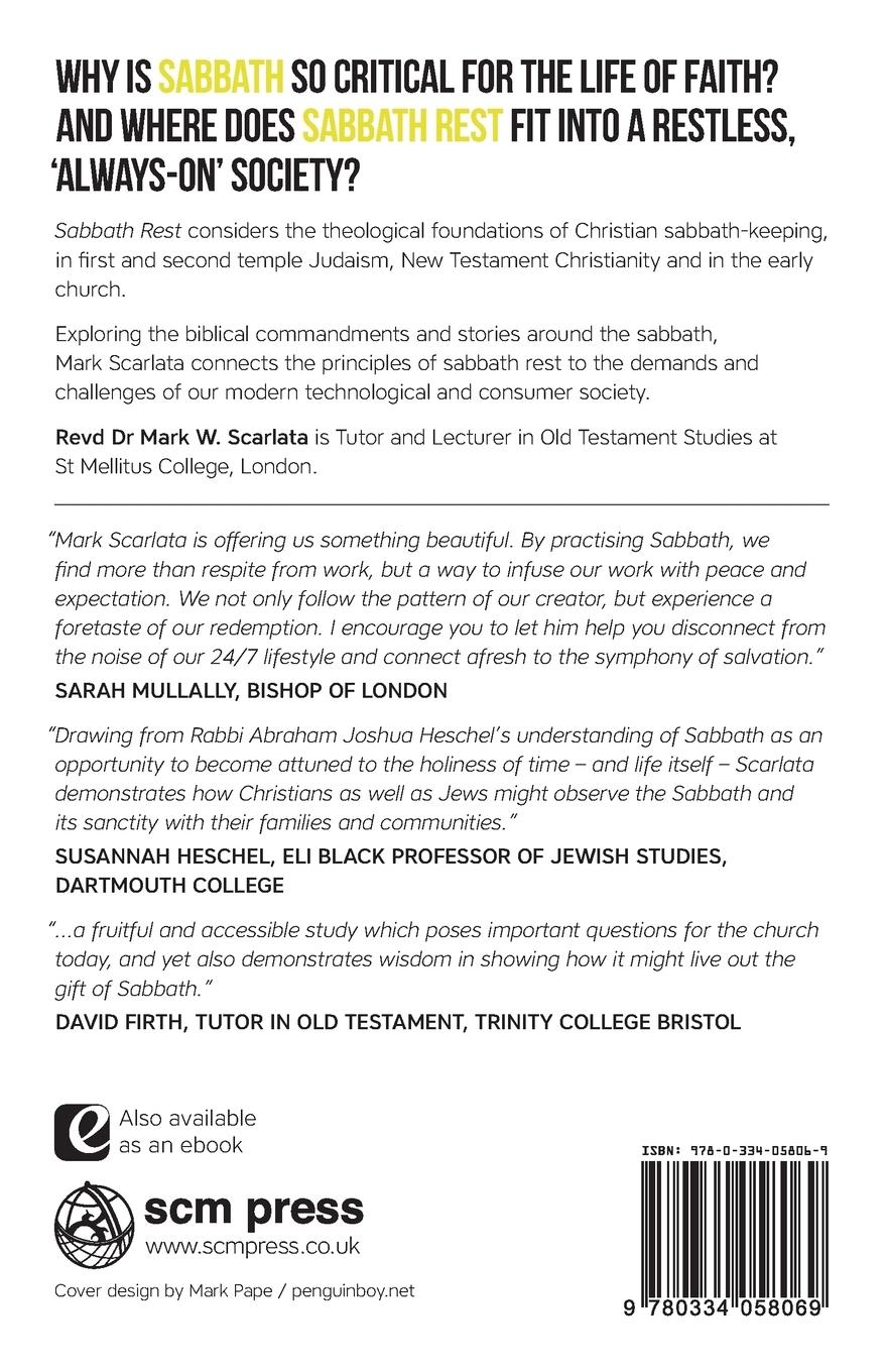 Rückseitencover Sabbath Rest