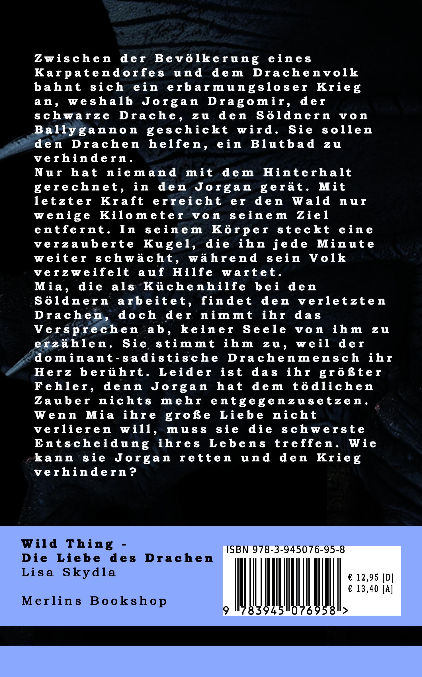 Rückseitencover Wild Thing - Die Liebe des Drachen