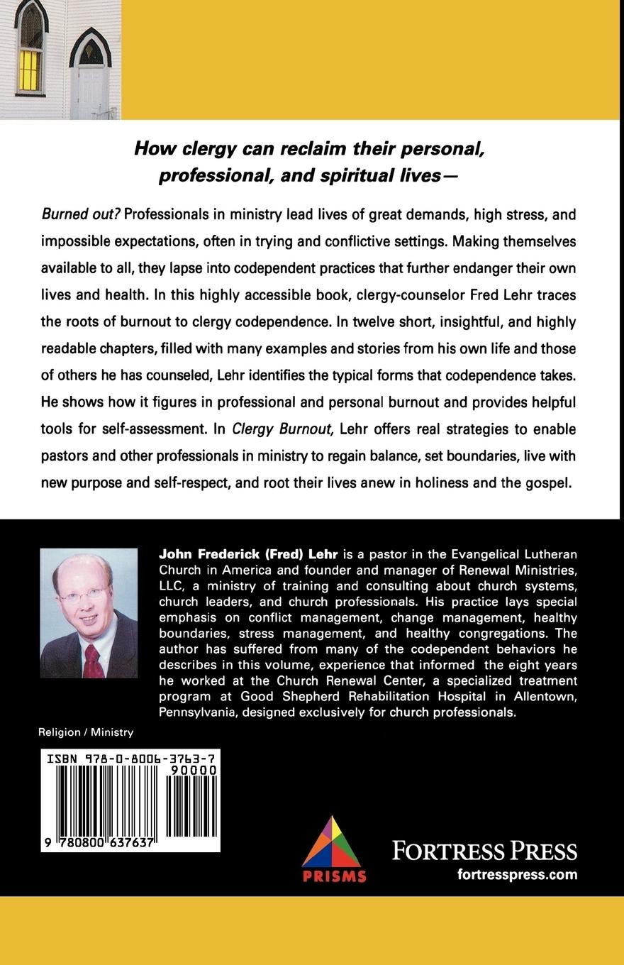 Rückseitencover Clergy Burnout