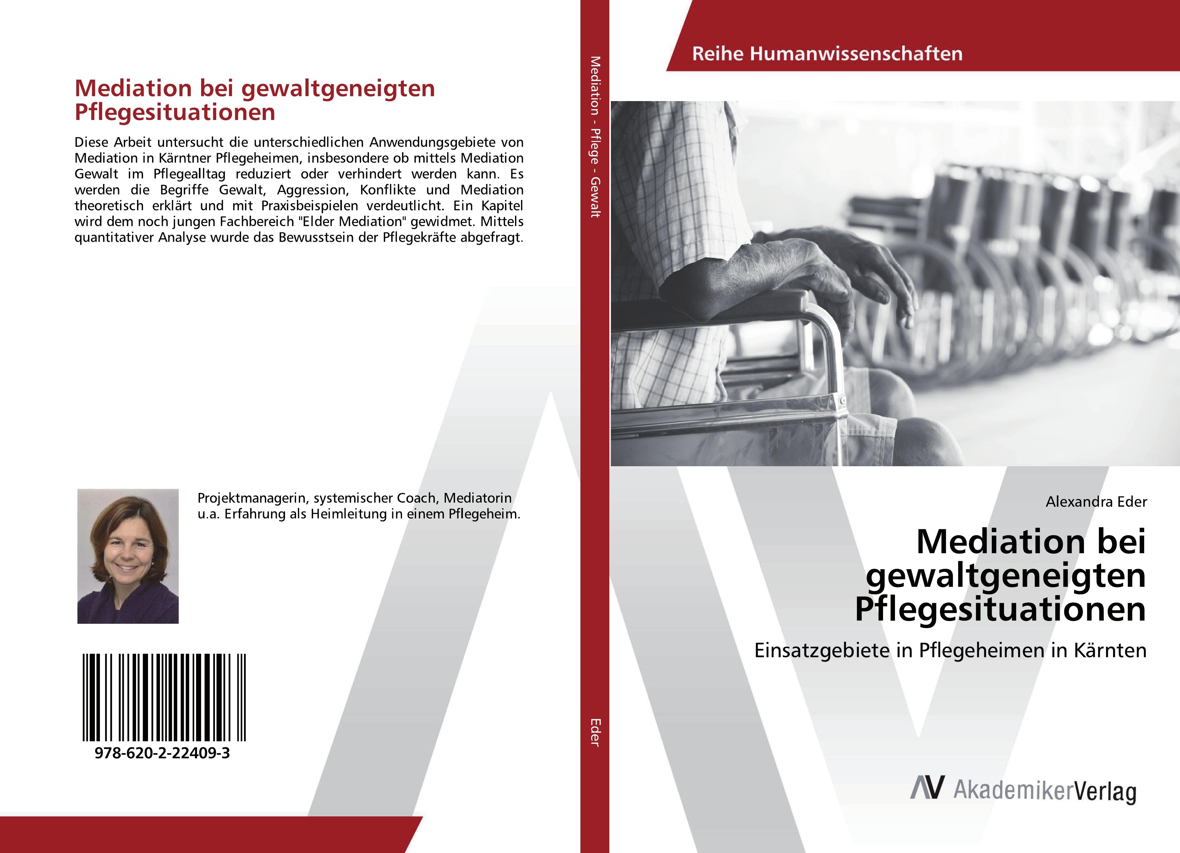 Vorderes Coverbild Mediation bei gewaltgeneigten Pflegesituationen