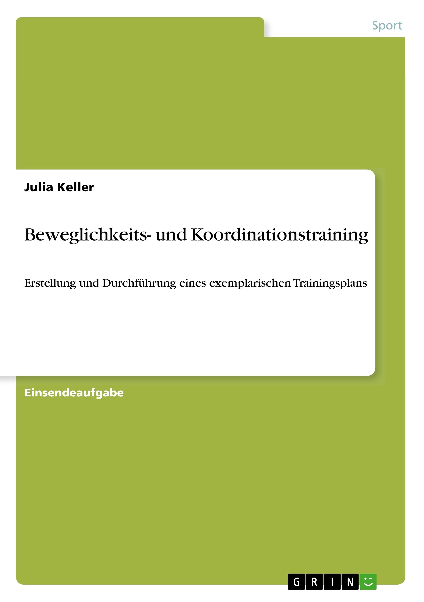 Vorderes Coverbild Beweglichkeits- und Koordinationstraining
