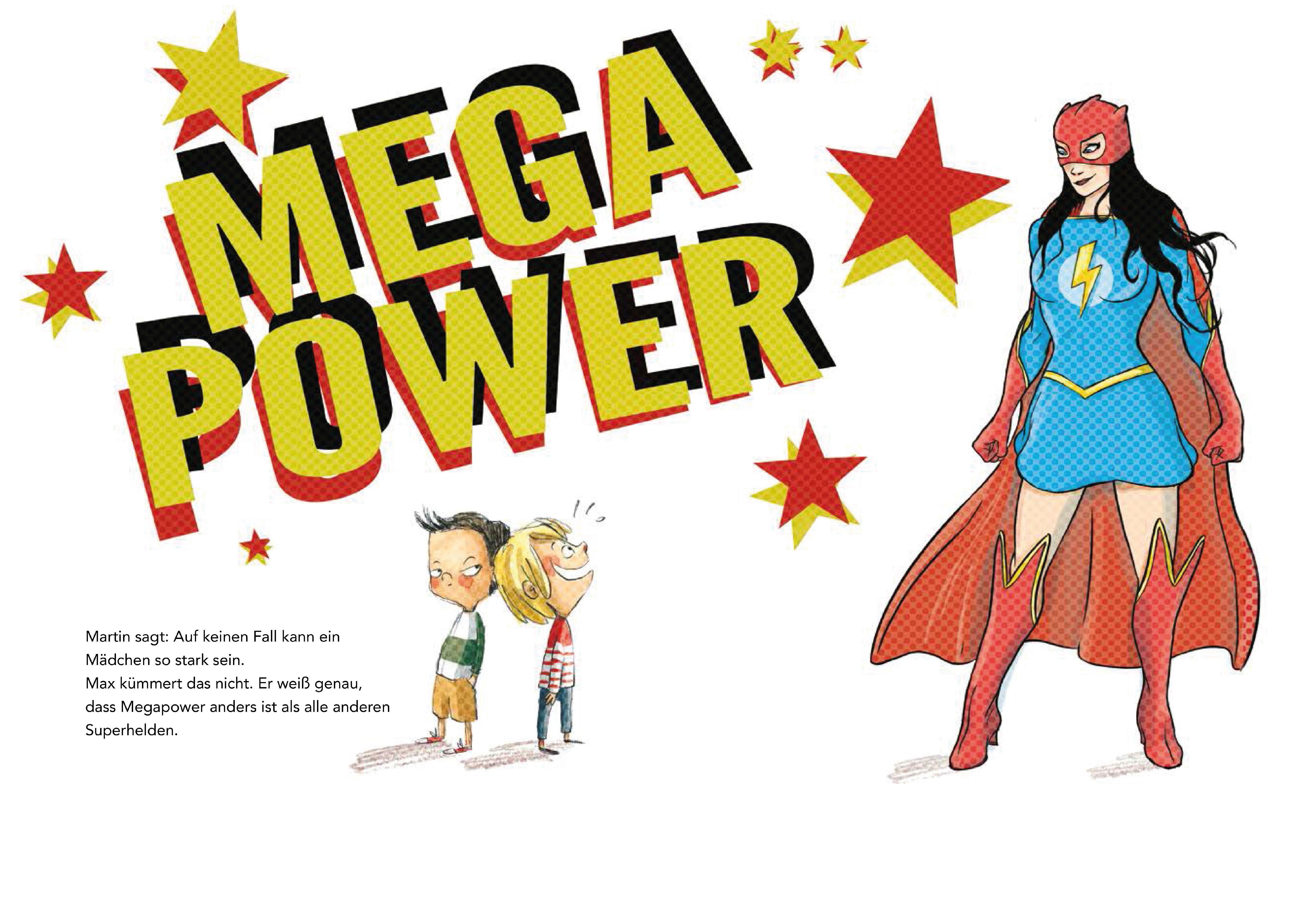 Beispielinhalt (Bild) Max und die Superhelden