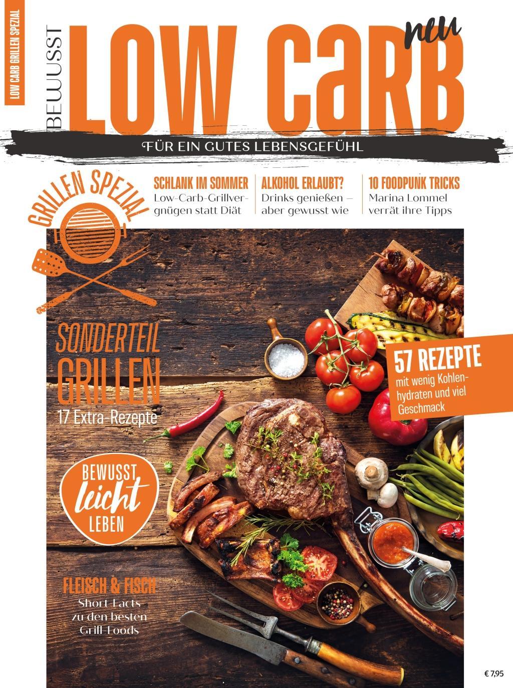 Vorderes Coverbild Bewusst Low Carb