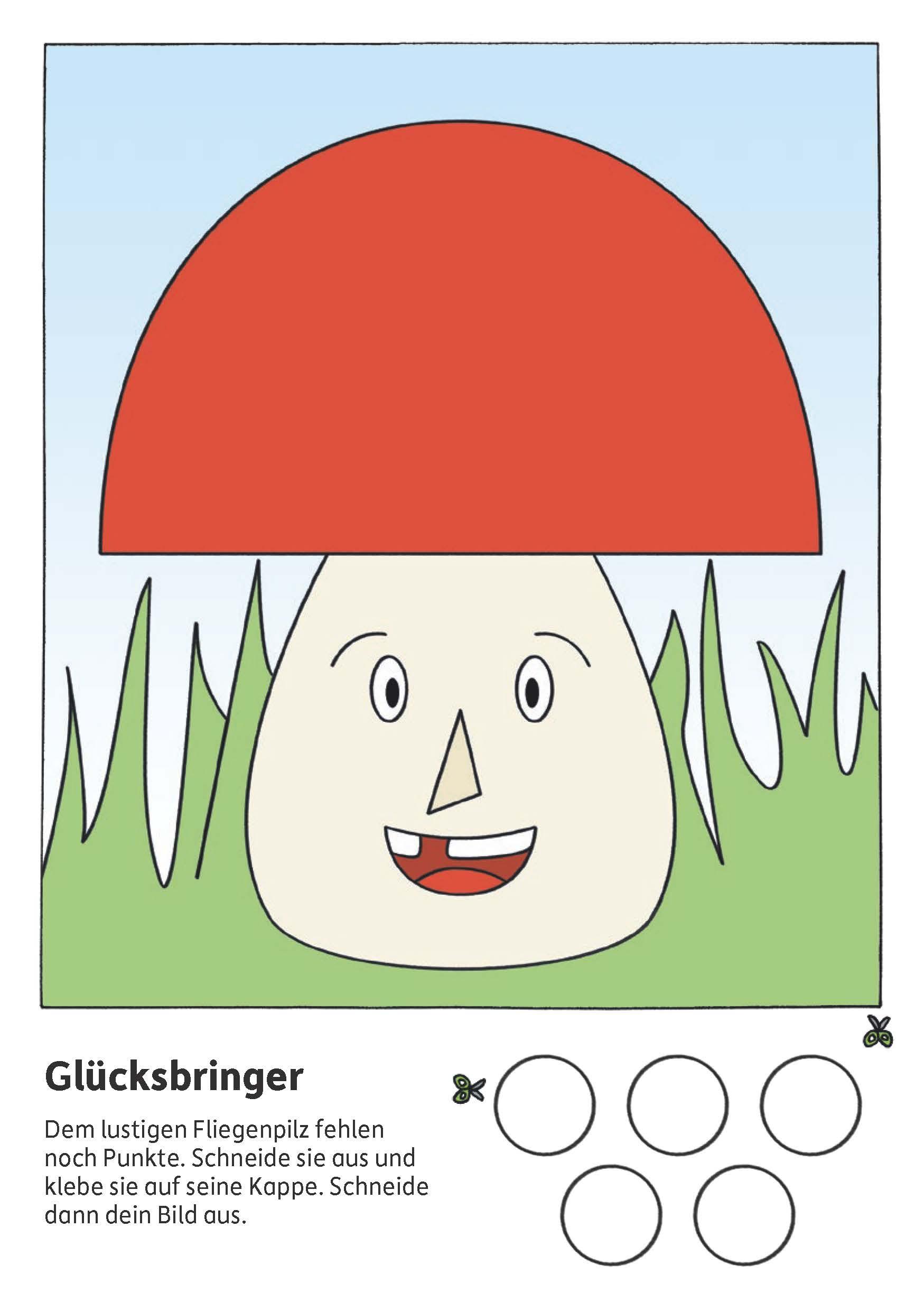 Beispielinhalt (Bild) Vorschulblock ab 5 Jahre für Junge und Mädchen - Schneiden, kleben, basteln