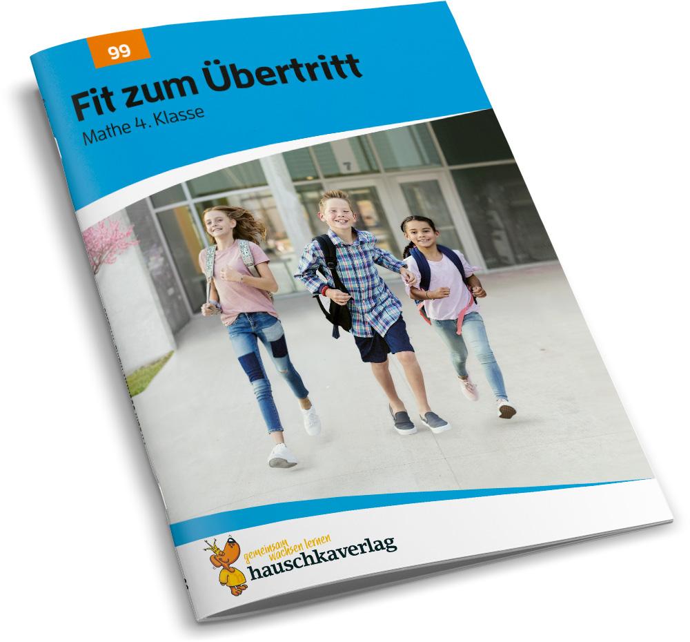 Beispielinhalt (Bild) Fit zum Übertritt - Mathe 4. Klasse, A4- Heft