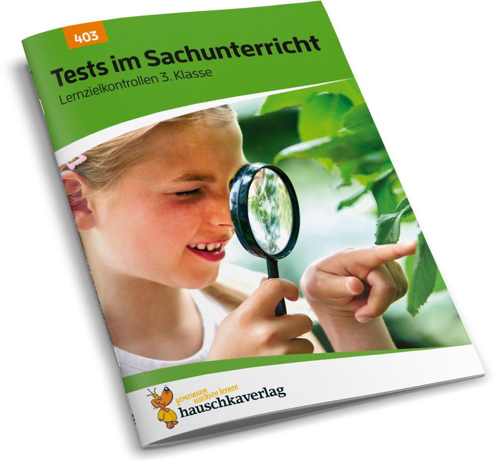 Beispielinhalt (Bild) Tests im Sachunterricht - Lernzielkontrollen 3. Klasse, A4- Heft