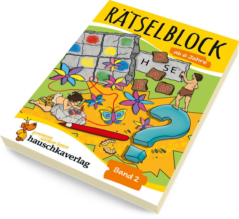 Beispielinhalt (Bild) Rätselblock ab 6 Jahre - Band 2