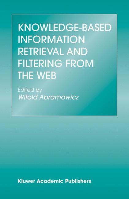 Vorderes Coverbild Knowledge-Based Information Retrieval and Filtering from the Web