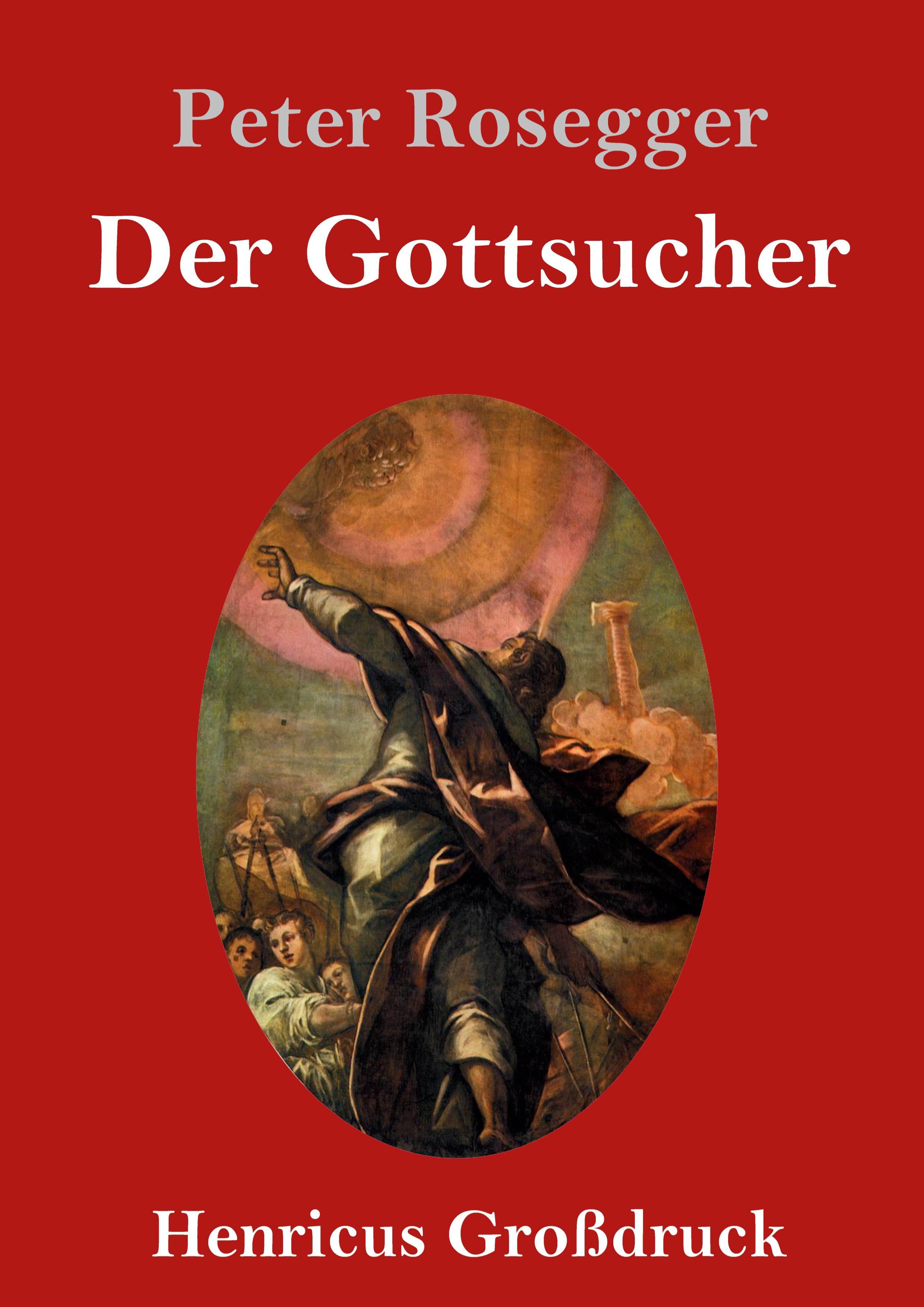 Vorderes Coverbild Der Gottsucher (Großdruck)