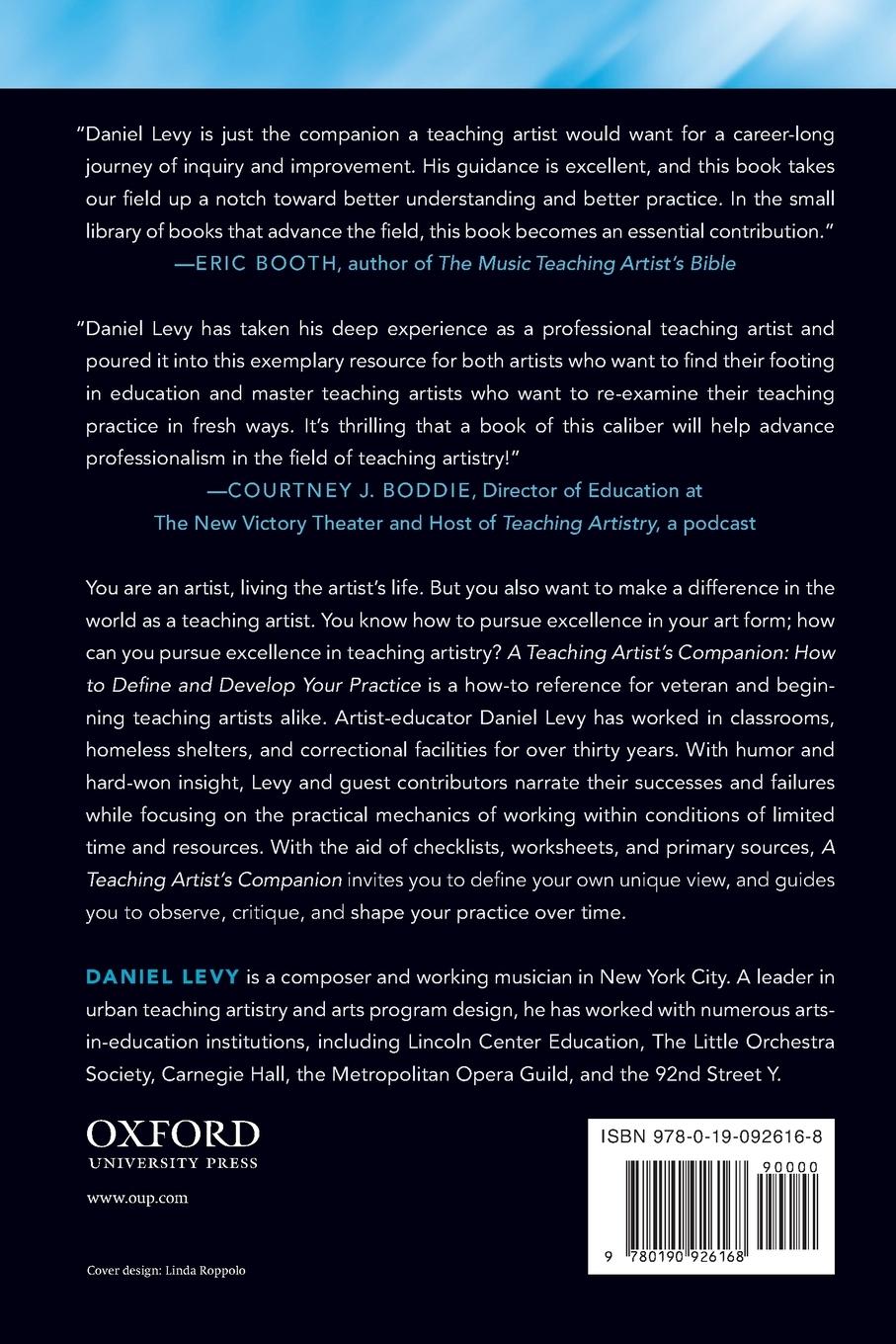 Rückseitencover Teaching Artist's Companion