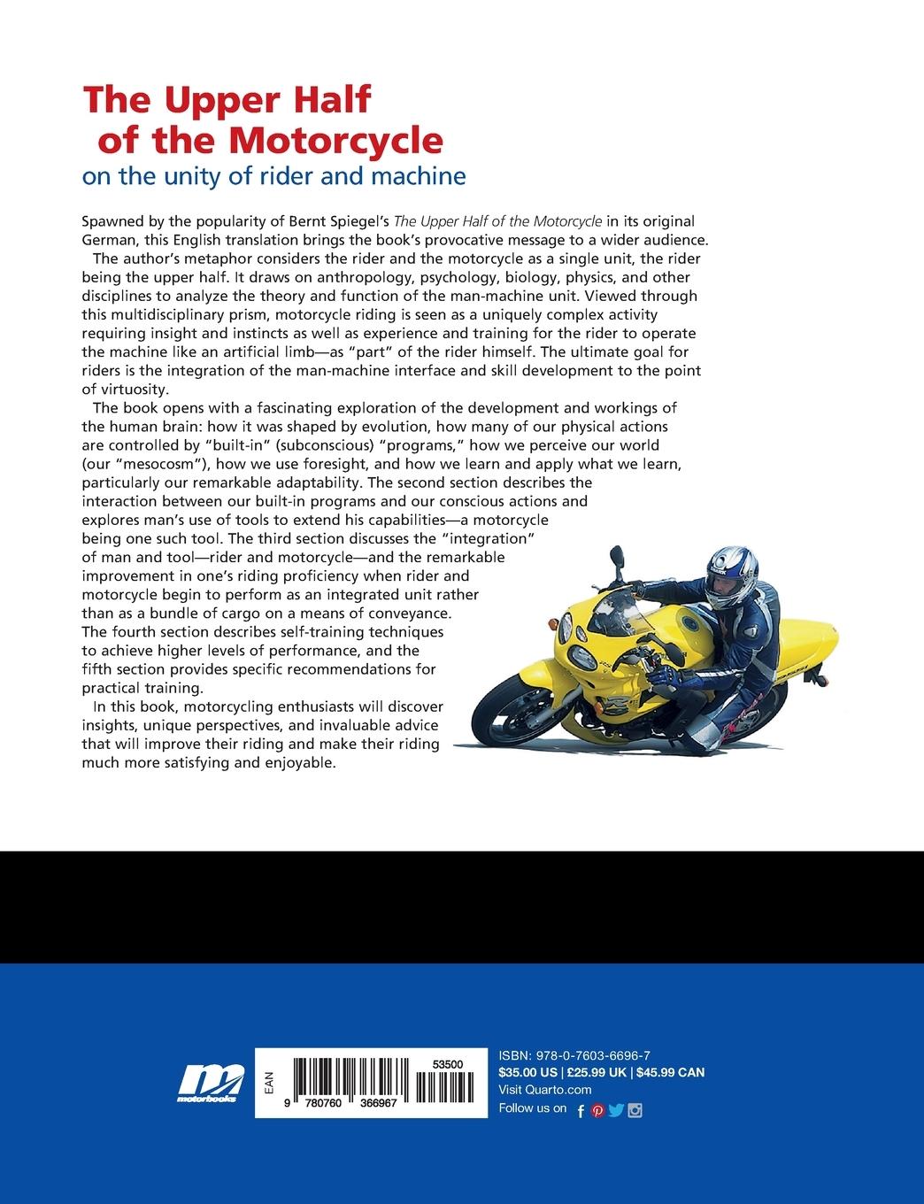 Rückseitencover The Upper Half of the Motorcycle
