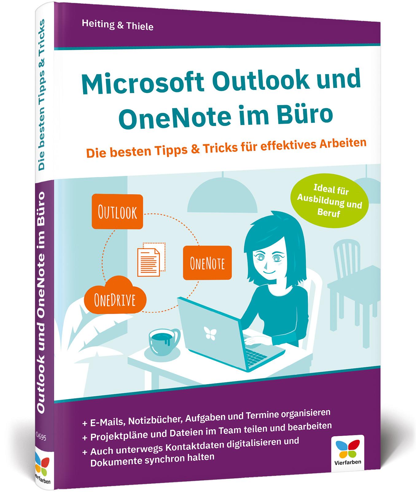 Vorderes Coverbild Microsoft Outlook und OneNote im Büro