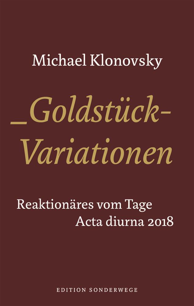 Vorderes Coverbild Goldstück-Variationen
