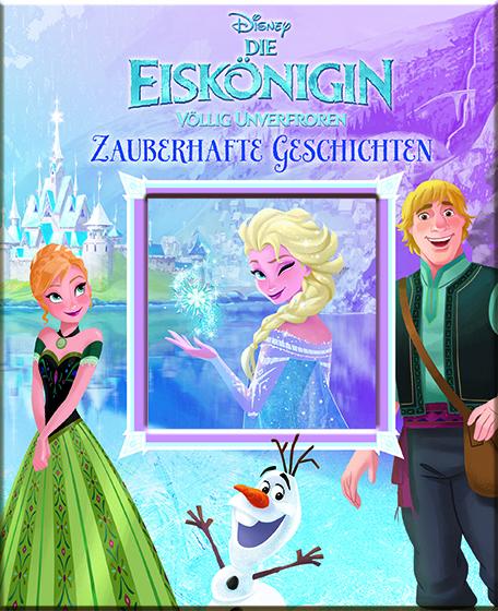 Vorderes Coverbild Disney Die Eiskönigin - Vorlese-Pappbilderbuch mit Glitzerfolie auf dem Cover für Kinder ab 3 Jahren