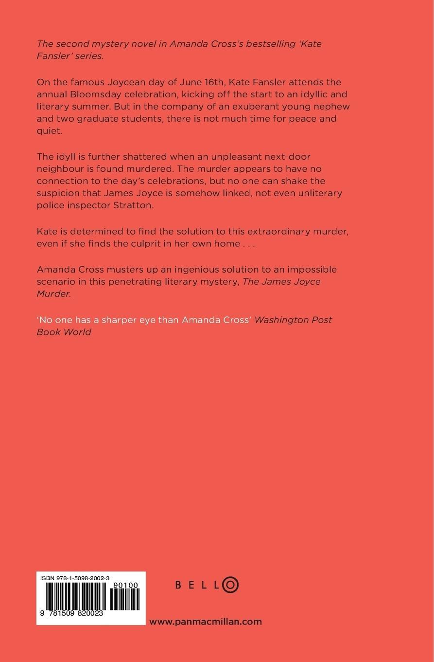 Rückseitencover The James Joyce Murder