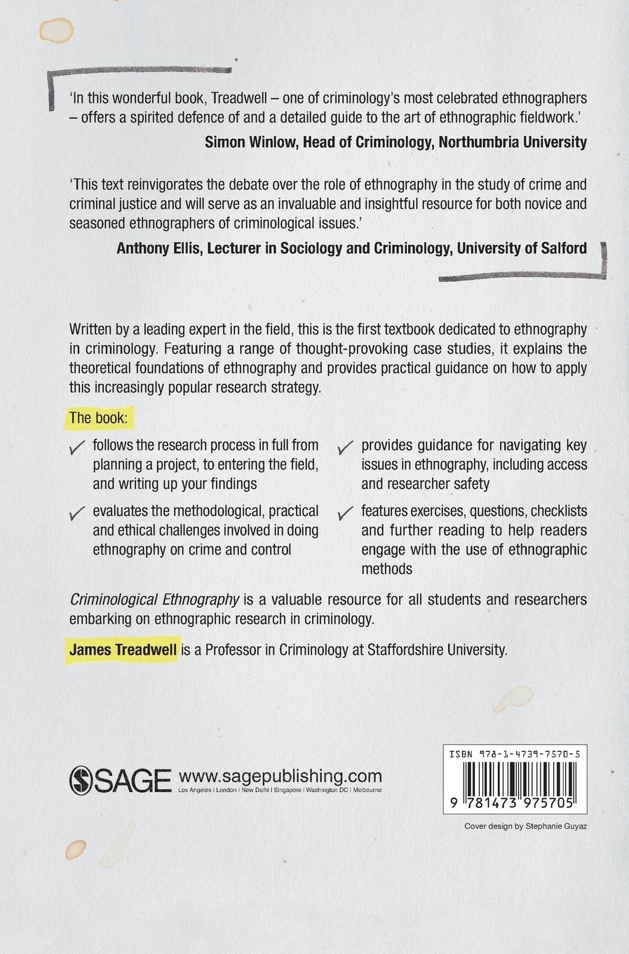 Rückseitencover Criminological Ethnography