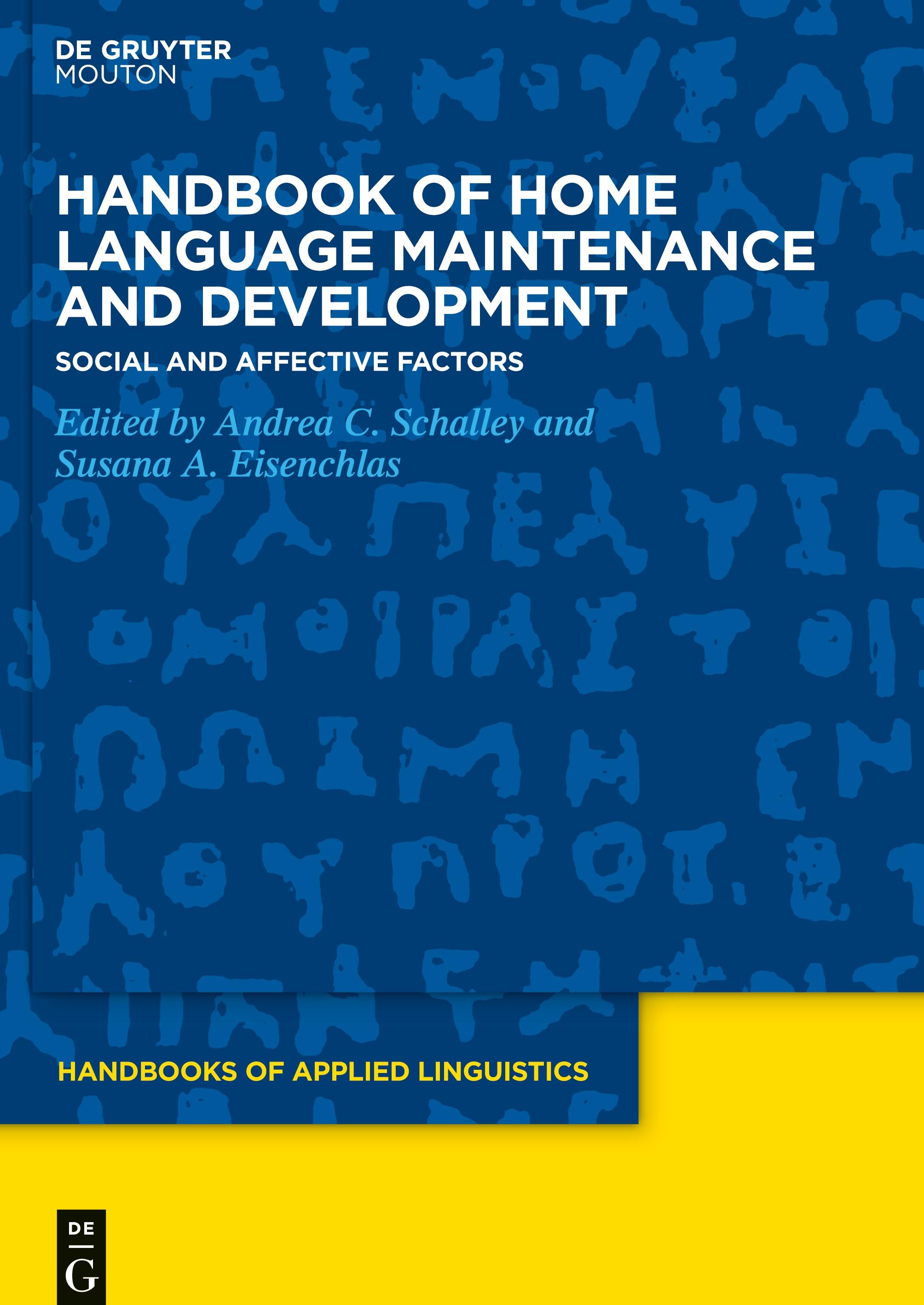 Vorderes Coverbild Handbook of Home Language Maintenance and Development