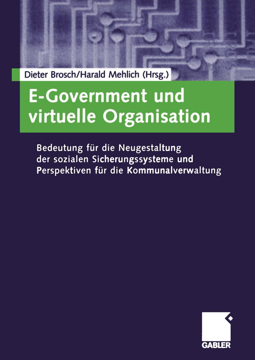 Vorderes Coverbild E-Government und virtuelle Organisation
